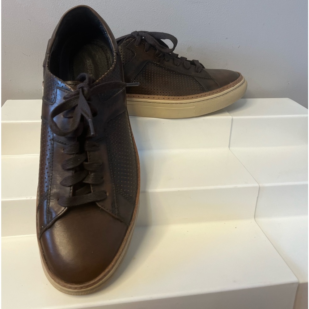 Vince Camuto Mens Brown Leather Shoes in Good Condition!